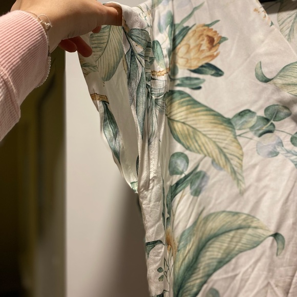 ANNA GLOVER x H&M White and Green Small Dress - Picture 6 of 6